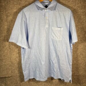 NWT Vineyard Vines Men's Light Blue Short Sleeve Pocket Polo Shirt Size L